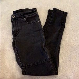 Black jeans denim divided women’s size 6